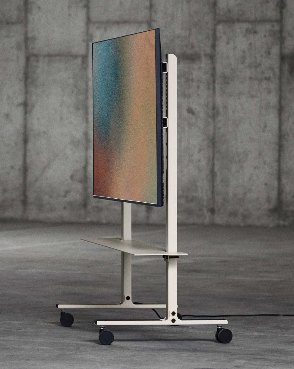 Straight Rollin' TV Stander - Mushroom - Pedestal
