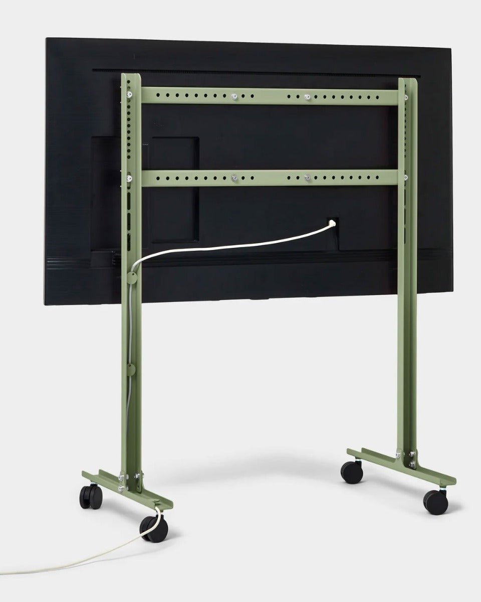Straight Rollin' TV Stander - Mossy Green - Pedestal