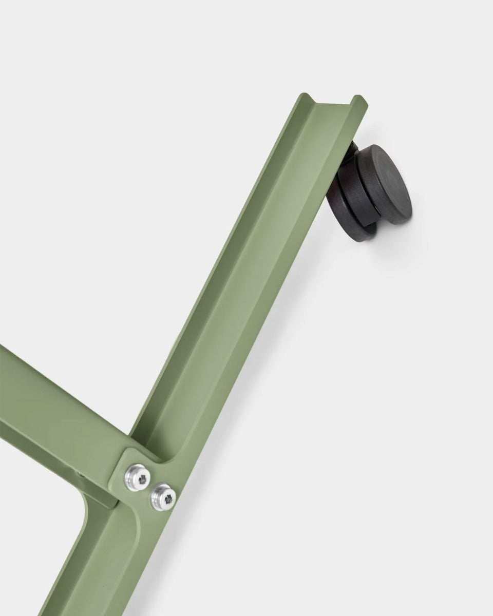 Straight Rollin' TV Stander - Mossy Green - Pedestal