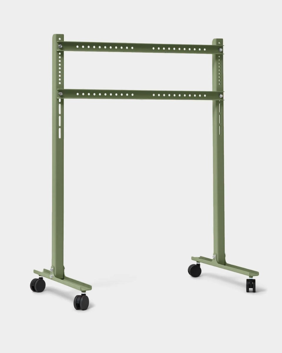 Straight Rollin' TV Stander - Mossy Green - Pedestal