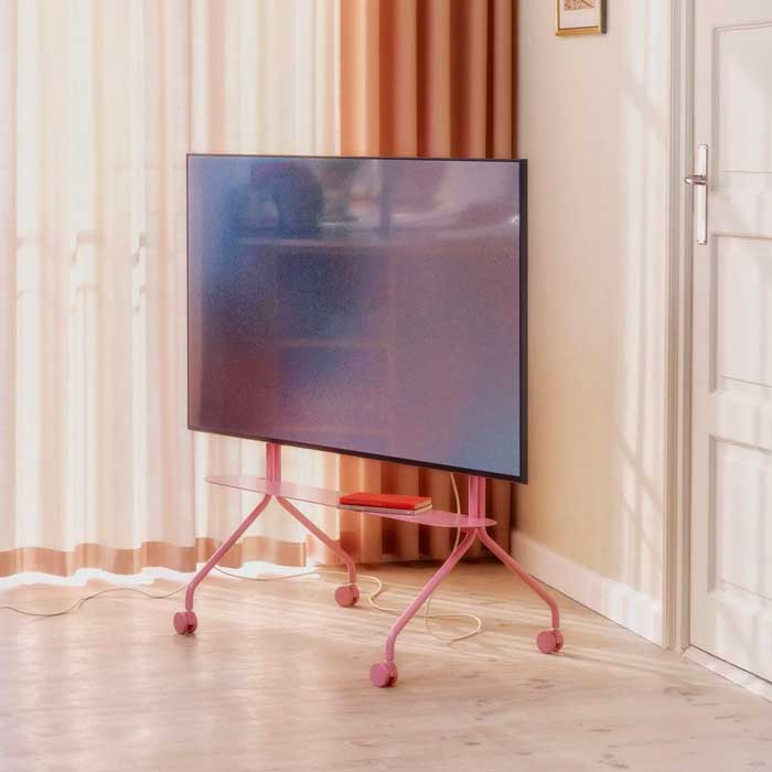 Pipe Shelf - Bubble Gum - Pedestal