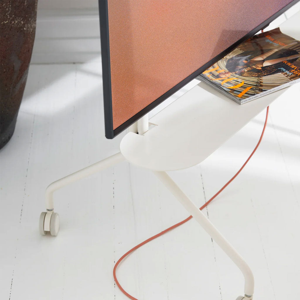 Pipe Shelf - Pearl - Pedestal