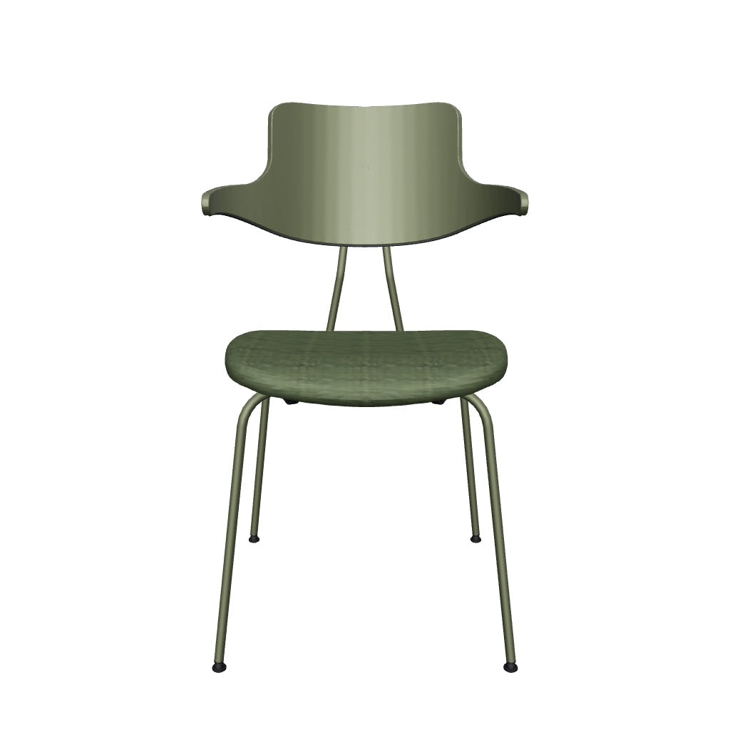 VL 118 spisebordsstol (Sædepolstret - Læder) - Vermund