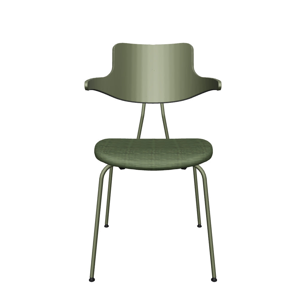 VL 118 spisebordsstol (Sædepolstret - Læder) - Vermund