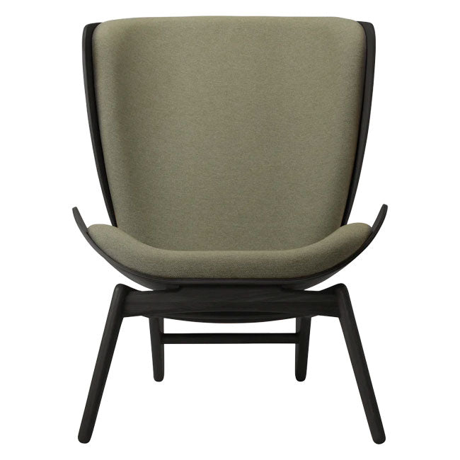 The Reader Lænestol - Black/Morning meadows - H: 105 cm - Umage
