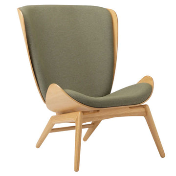 The Reader Lænestol - Oak/Morning meadows - H: 105 cm - Umage