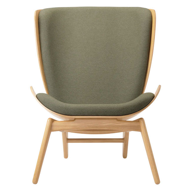 The Reader Lænestol - Oak/Morning meadows - H: 105 cm - Umage