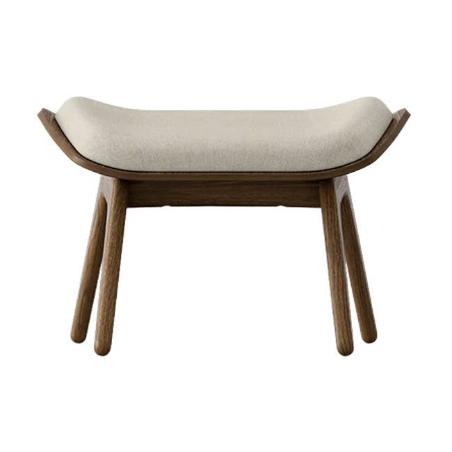 The Reader Ottoman Skammel - Dark Oak/White Sands - 42x60 cm - Umage