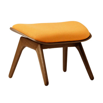 The Reader Ottoman Skammel - Dark Oak/Tangerine - 42x60 cm - Umage