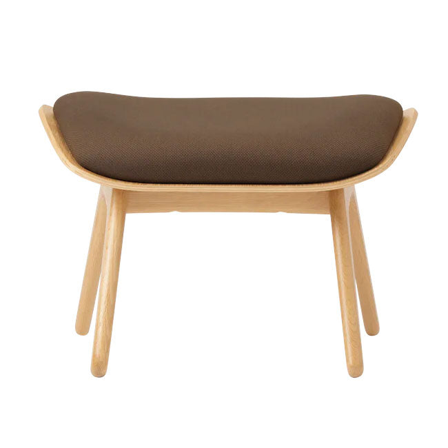 The Reader Ottoman Skammel - Oak/Mocca - 42x60 cm - Umage