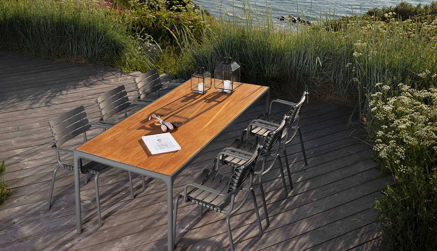 ReClips Dining chair - Dark grey - HOUE