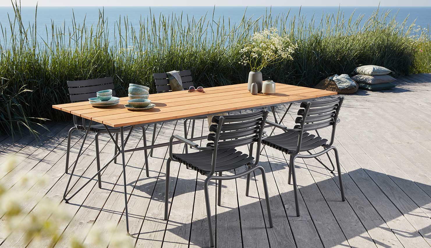ReClips Dining chair - Dark grey - HOUE