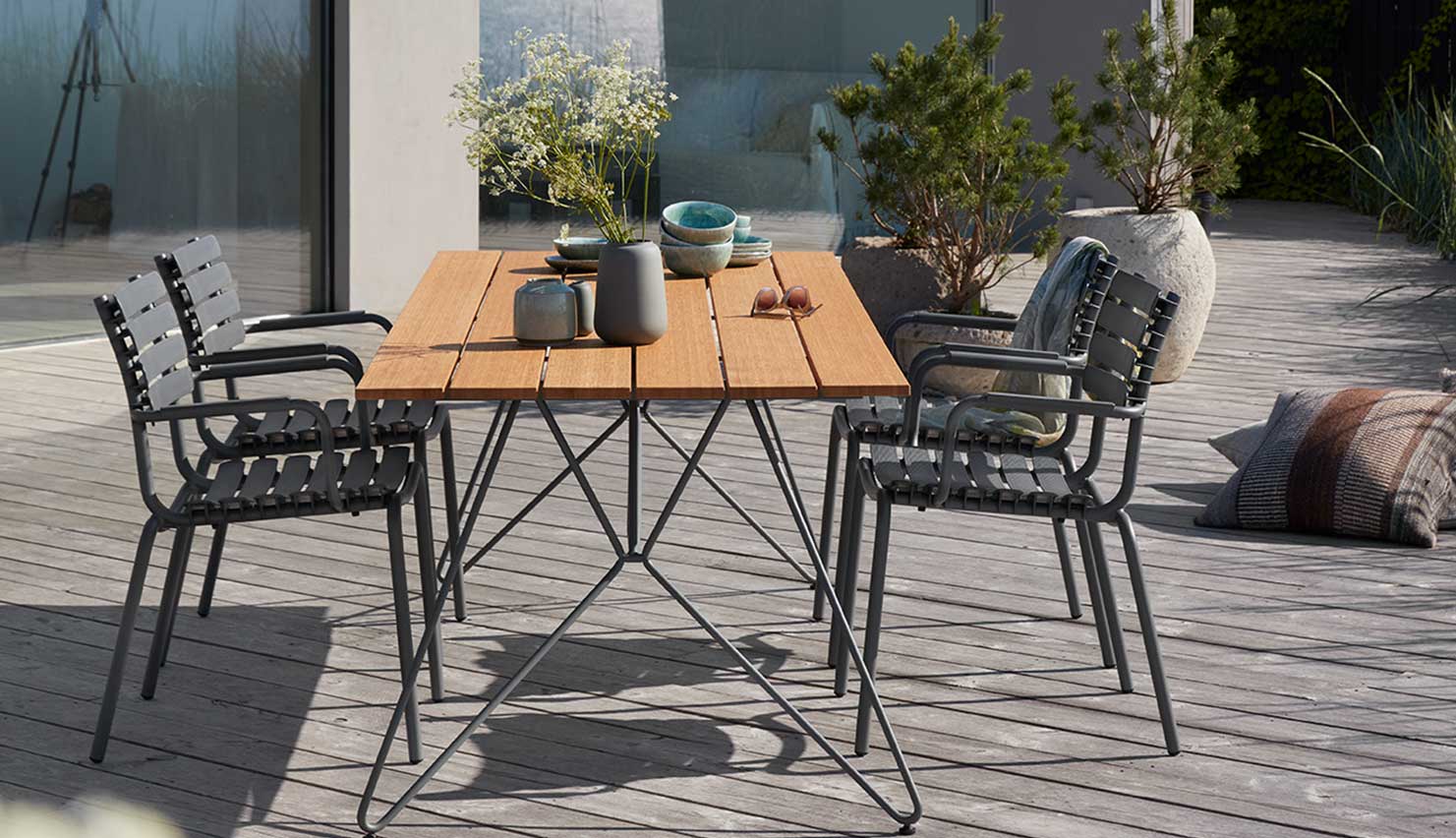 ReClips Dining chair - Dark grey - HOUE