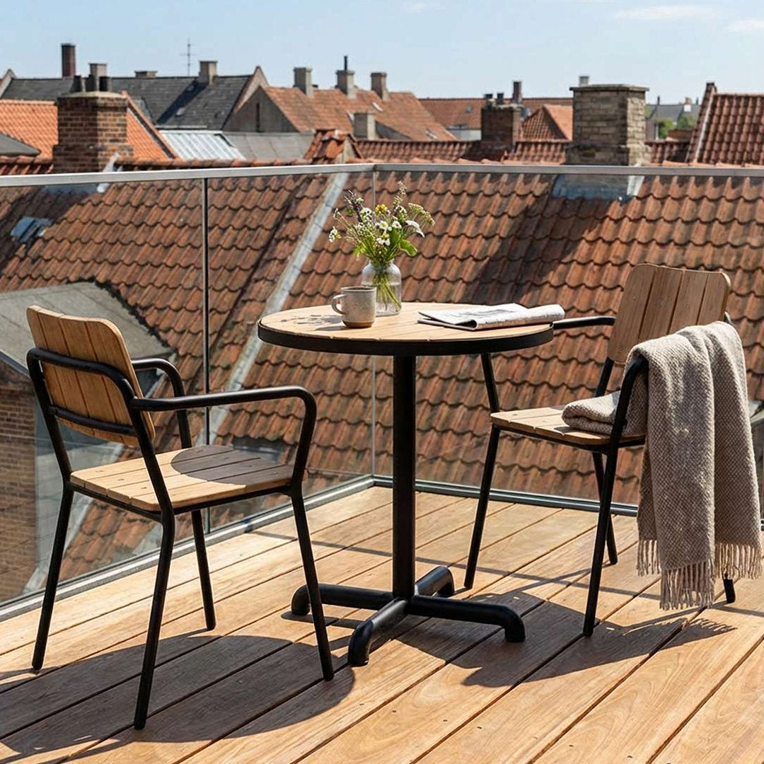 Kirra Café Table - Noir - SACKit
