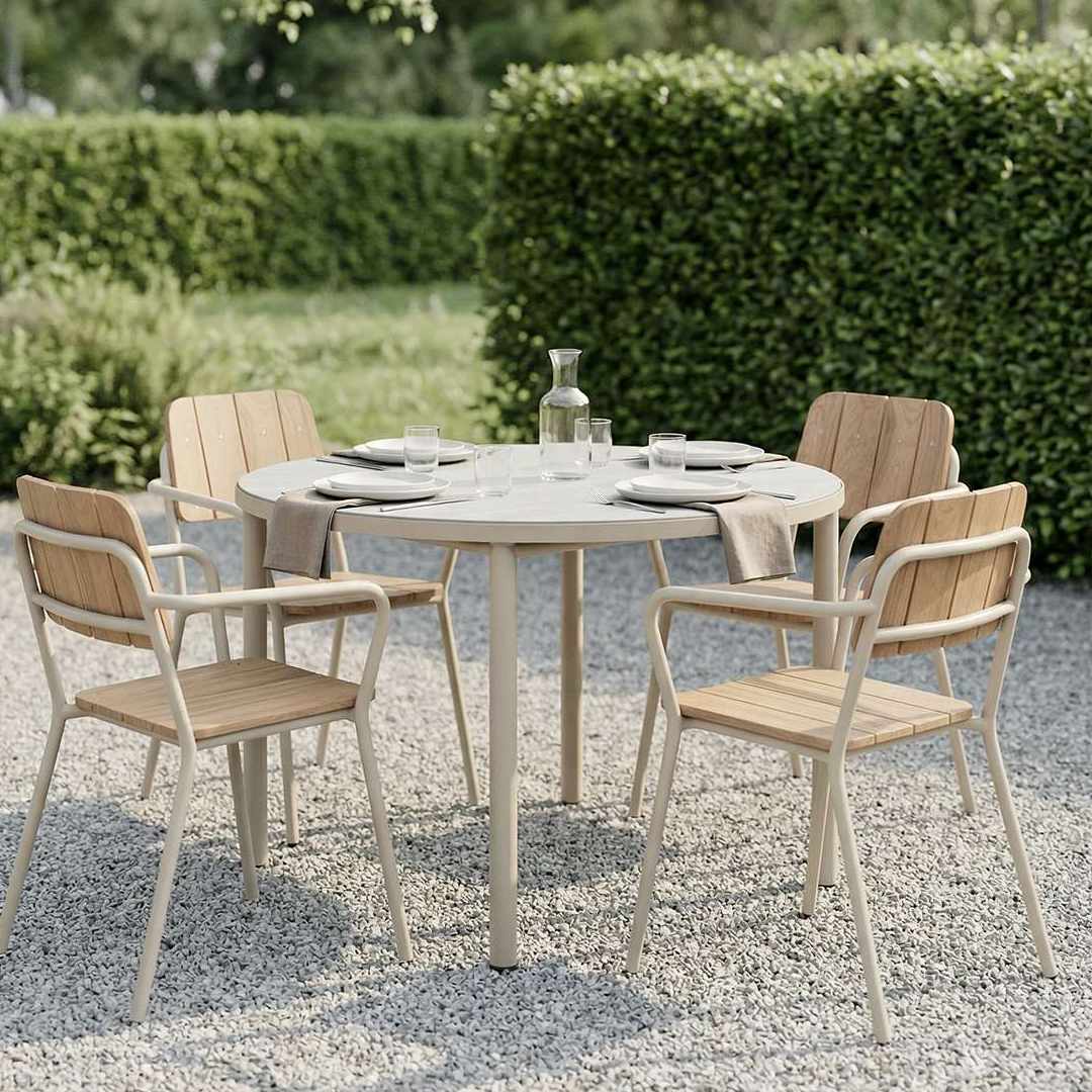 Kirra Dining table - Ø110 - Ceramic - SACKit