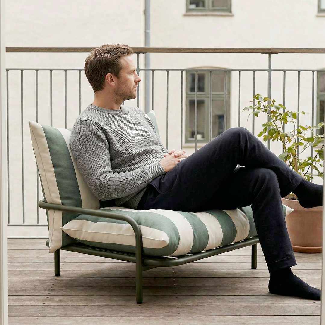 Mollis Lounge Chair Udendørs loungestol - SACKit