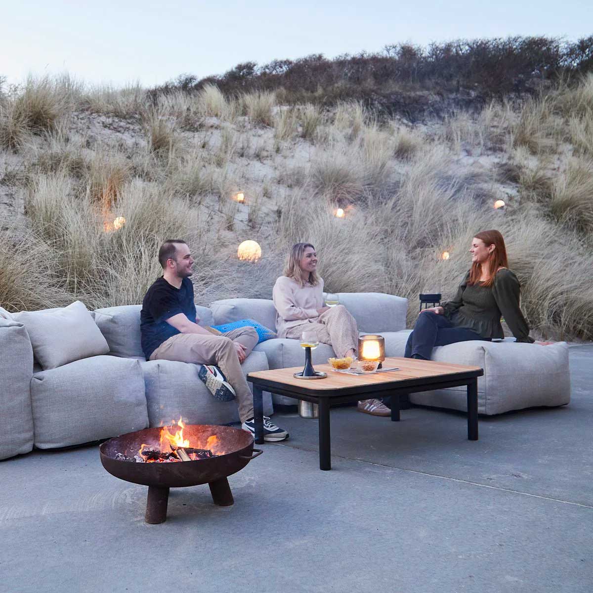 Soft Udendørs Sofa - 5 Pers. hjørnesofa - Kirra Sand - SACKit