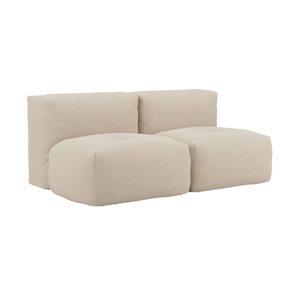 Soft Sofa Indoor - 2 Seater - Teddy Beige - SACKit