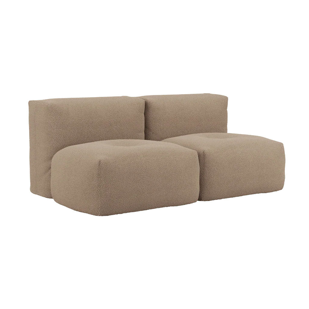 Soft Sofa Indoor - 2 Seater - Teddy Brown - SACKit