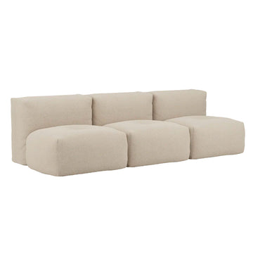 Soft Sofa Indoor - 3 Seater Open - Teddy Beige - SACKit