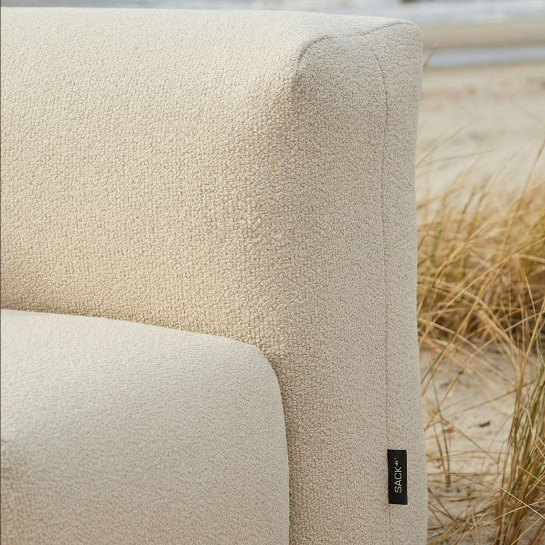 Soft Udendørs Sofa - Corner - Boucle Beige - SACKit