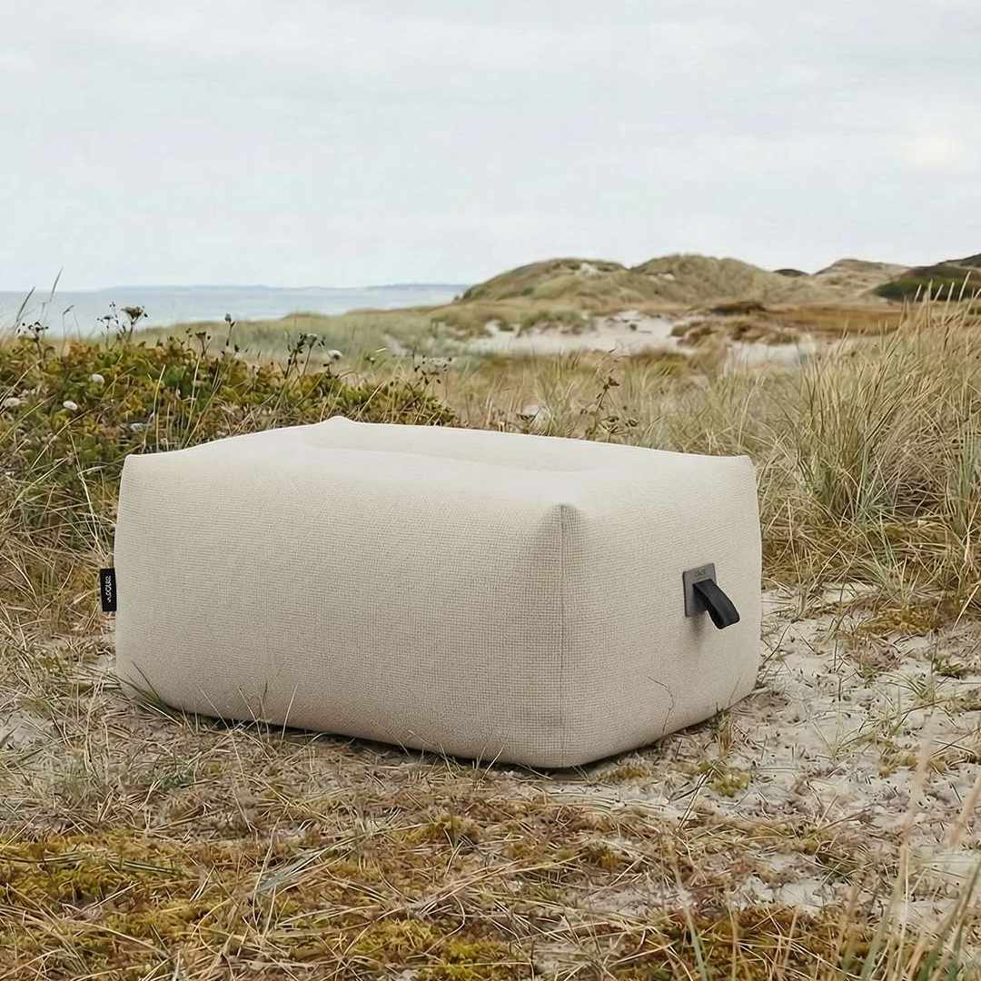 Soft Udendørs Sofa - Pouf - Kirra Sand - SACKit