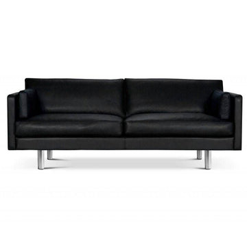 Classic 3 pers. Sofa - Sort Læder - Saxo Living
