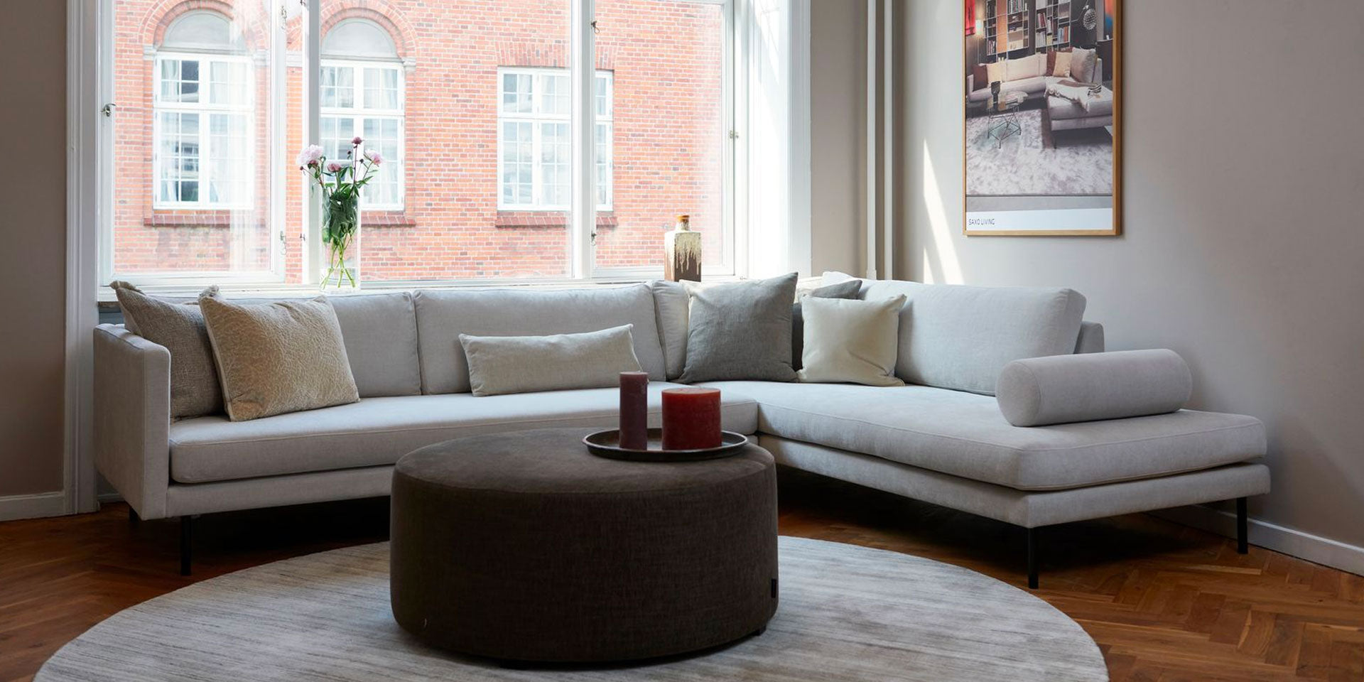 Riposo 2,5 pers. m/Chaiselong Sofa - Saxo Living