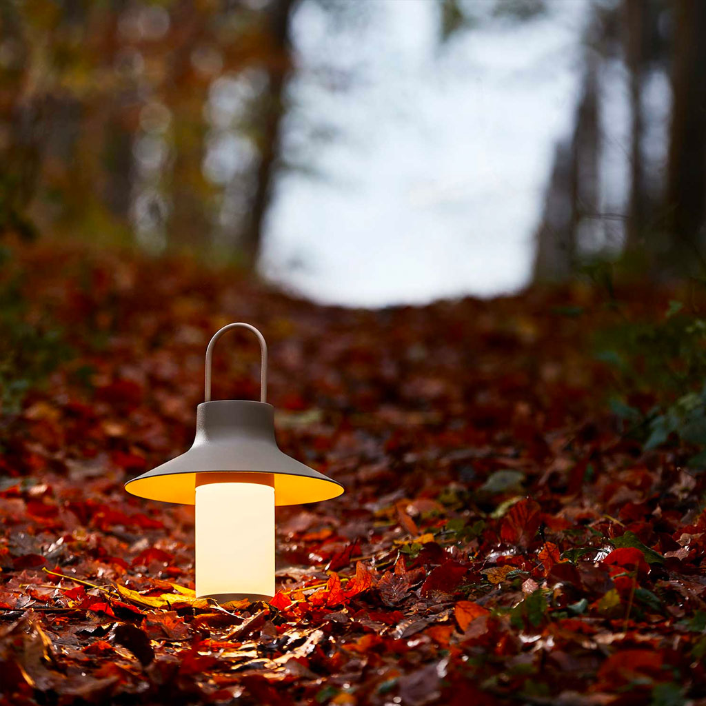 Shadow Batteri Bordlampe - Large - Gråbeige - Loom Design
