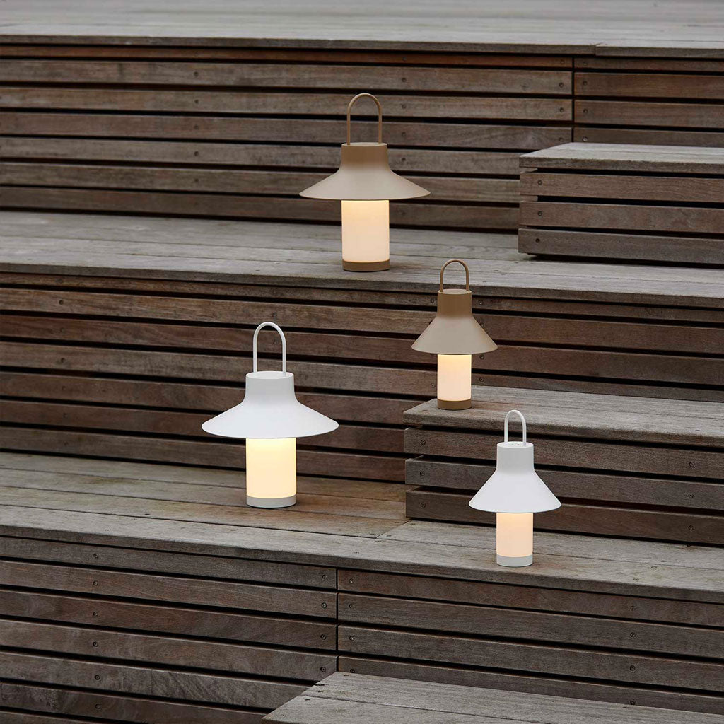 Shadow Batteri Bordlampe - Small - Gråbeige - Loom Design