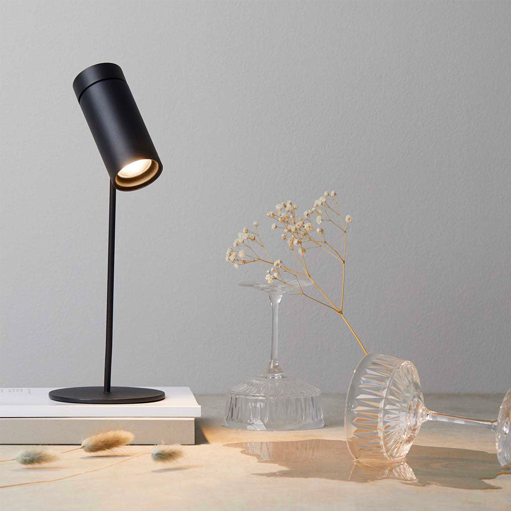 Sia Click Spot Batteri Bordlampe Med Sia Base Table - Sort - Loom Design