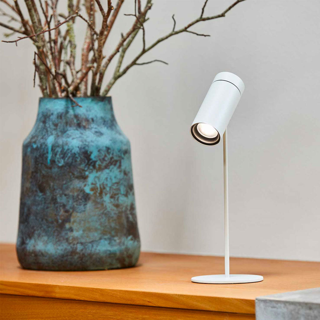 Sia Click Spot Batteri Bordlampe Med Sia Base Table - Hvid - Loom Design