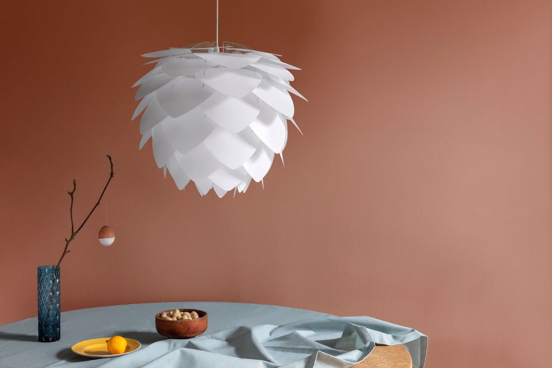 Silvia Lampeskærm - Hvid - Medium - Ø:50 cm - Umage