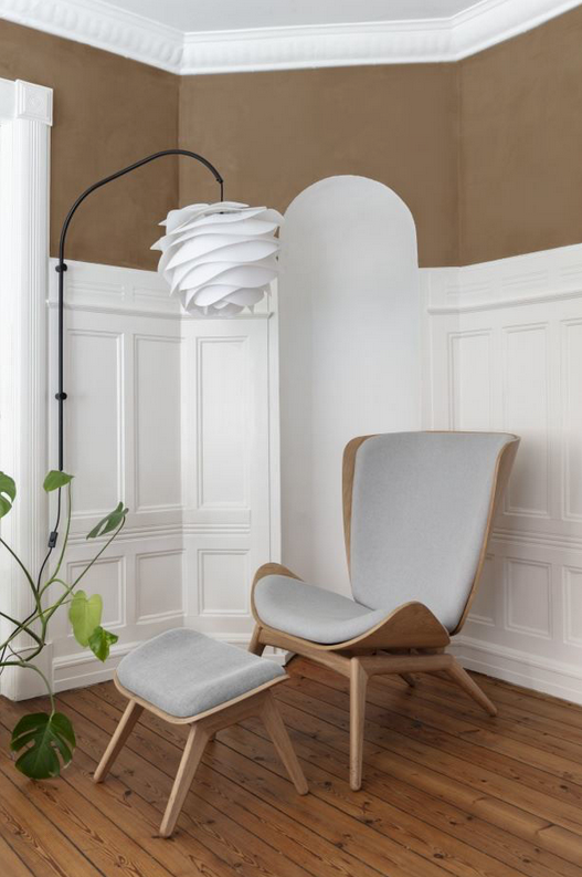 Carmina Lampeskærm - Hvid - Medium Ø: 48 cm - Umage