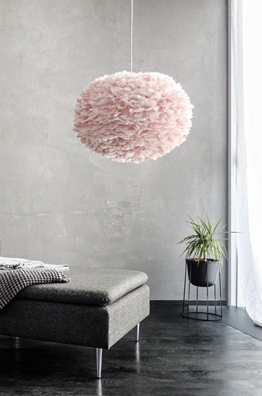 Eos Lampeskærm - Light Rose - Large Ø:65 cm - Umage