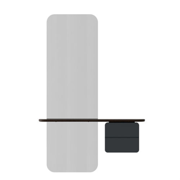 One More Look Spejl - Dark Oak/Anthracite Grey - H: 118 cm - Umage