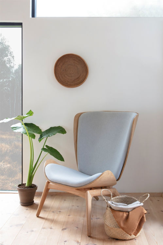 The Reader Lænestol - Black/Sterling - H: 105 cm - Umage