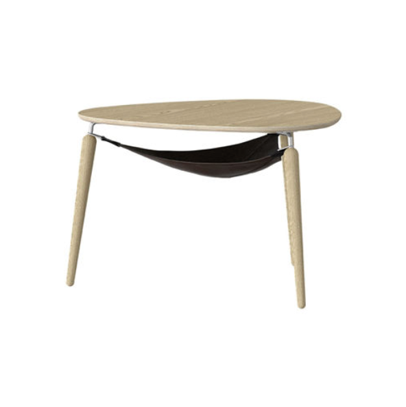Hang Out Sofabord - Oak/Steel - H: 49 cm - Umage