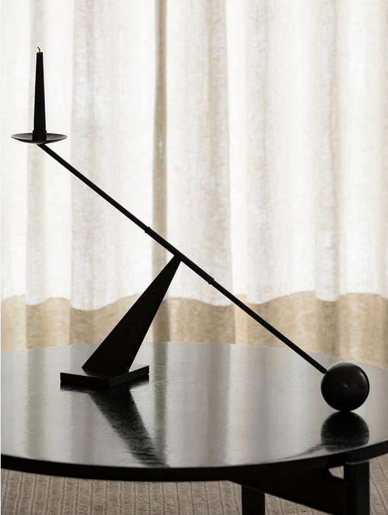 Interconnect Candle Holder - Lysestage - Sort - Audo Copenhagen