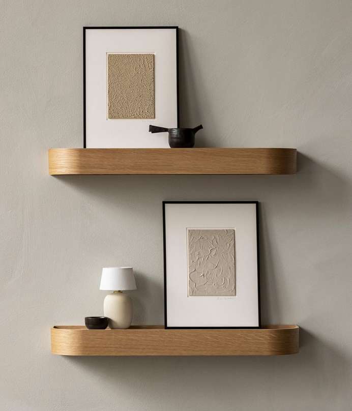 Epoch Shelf hylde - Natur Eg - 50 cm - Audo Copenhagen