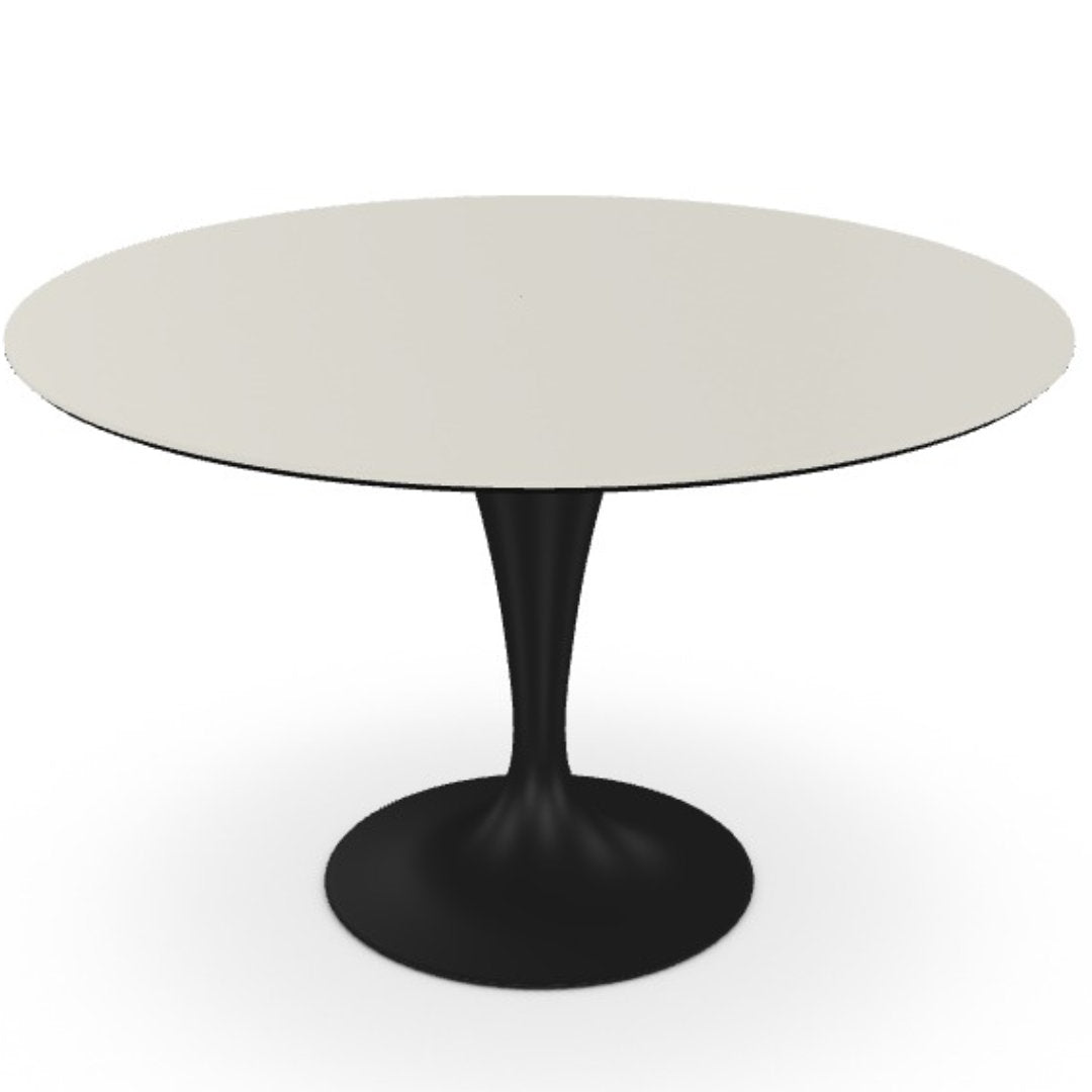 Flûte round spisebord - Ceramic - Sovet Italia