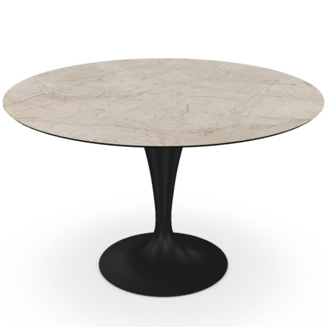 Flûte round spisebord - Ceramic - Sovet Italia