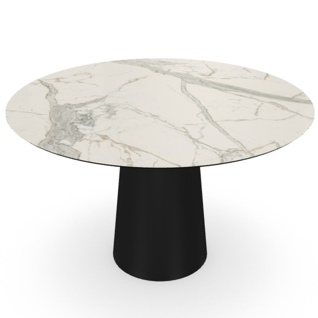 Totem round spisebord - Ceramic - Sovet Italia
