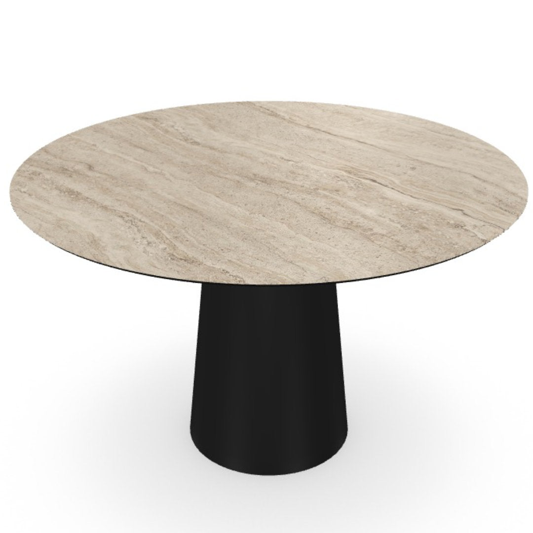 Totem round spisebord - Ceramic - Sovet Italia