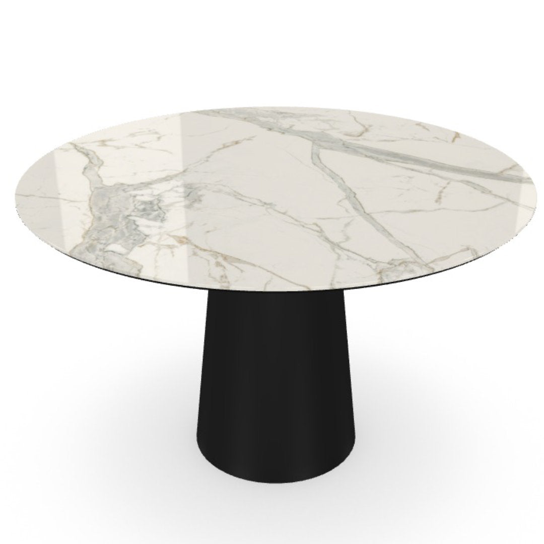 Totem round spisebord - Ceramic - Sovet Italia