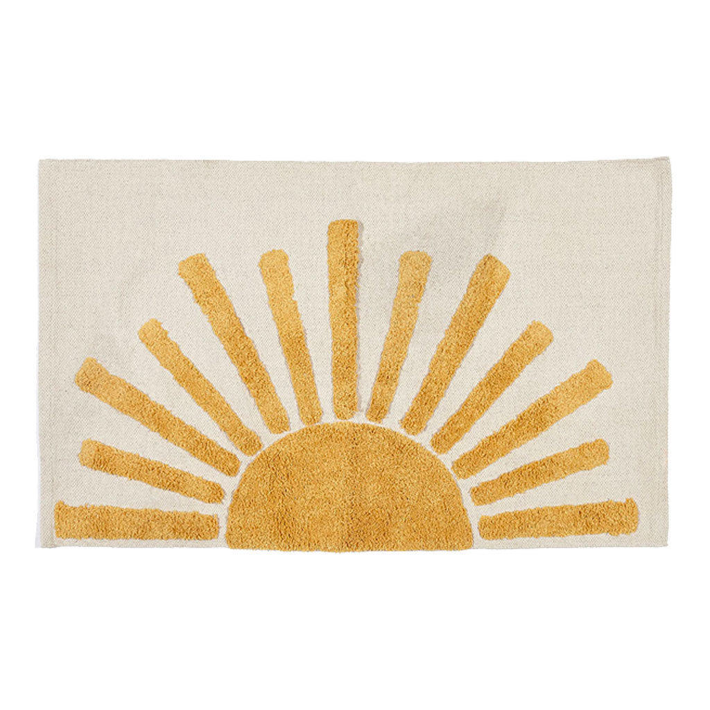 Sun Cotton Bademåtte - Shaggy, Oekotex, HONEY/nat - 60x90 - Liv Interior