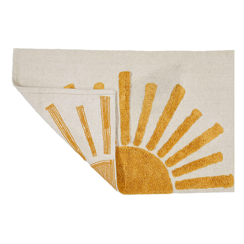 Sun Cotton Bademåtte - Shaggy, Oekotex, HONEY/nat - 60x90 - Liv Interior