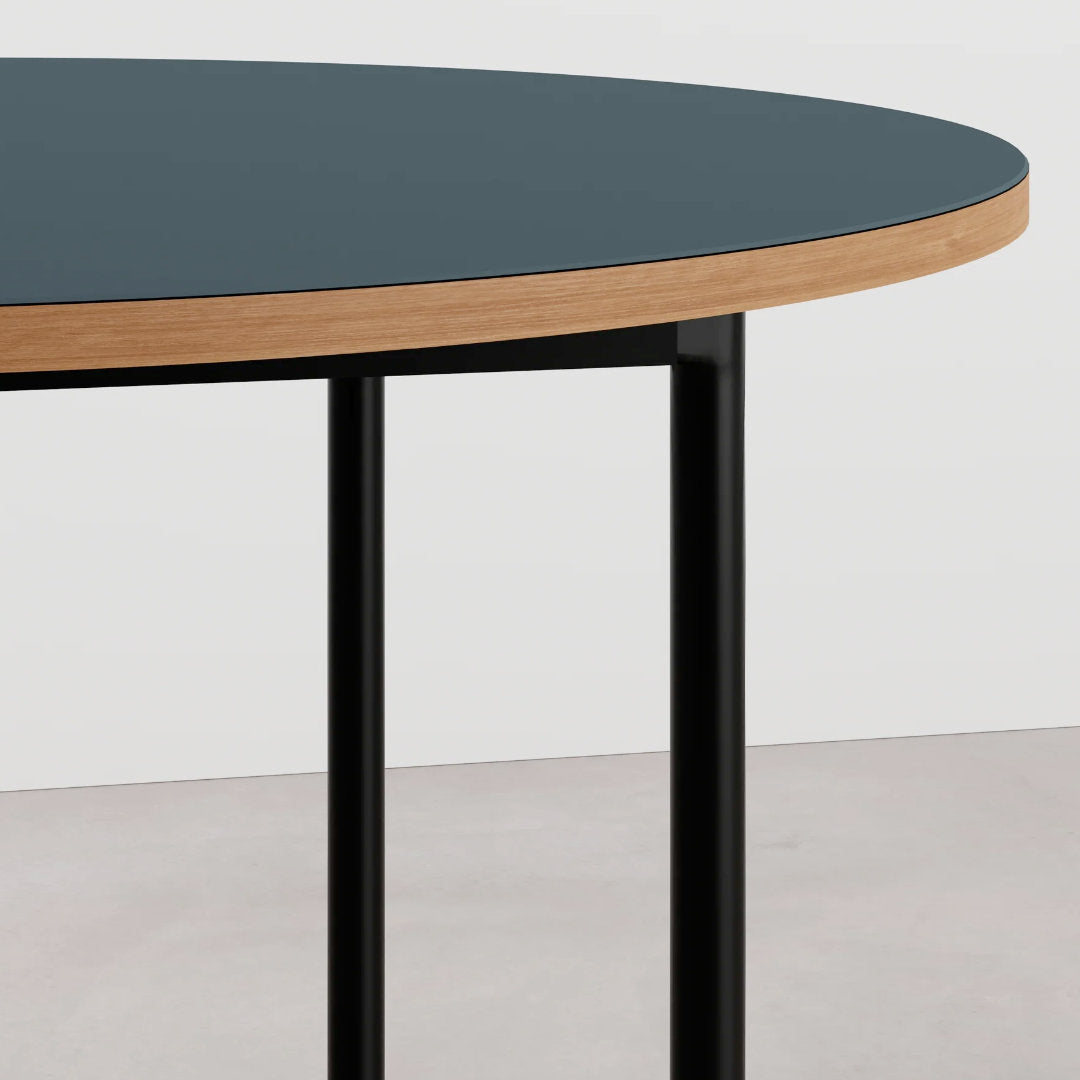 Essential spisebord - Ø120 - Dusty Blue - Tablelab
