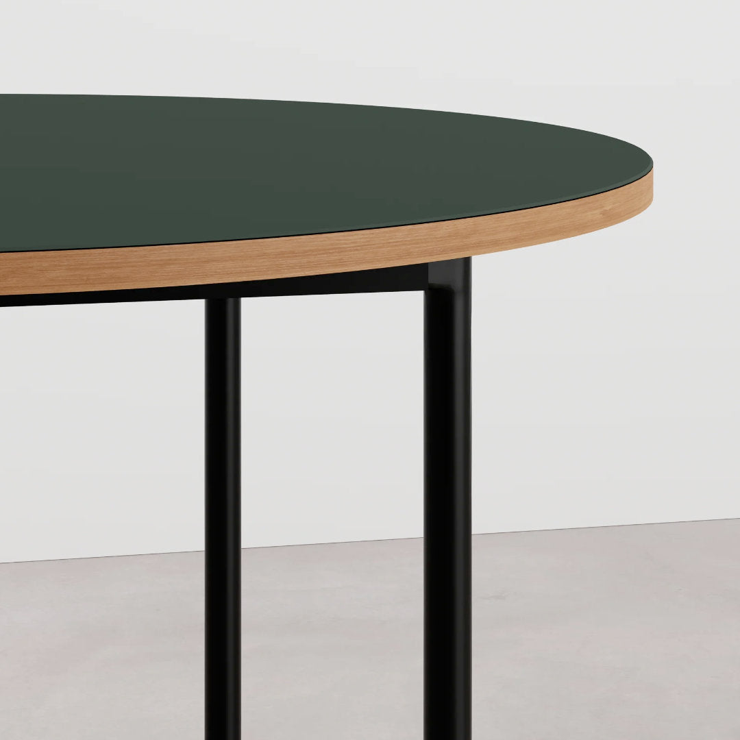 Essential spisebord - Ø120 - Deep Green - Tablelab