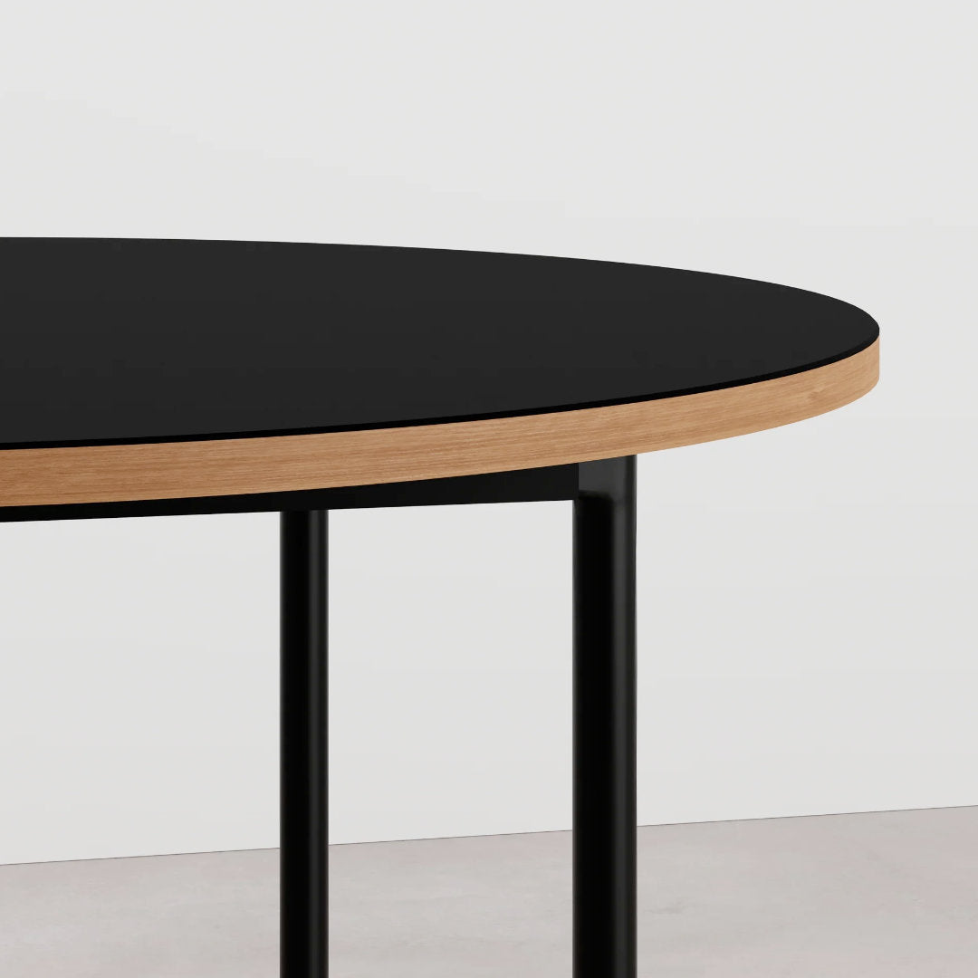 Essential spisebord - Ø120 - Charcoal - Tablelab